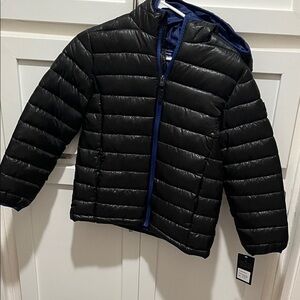Kids Black Puffer Jacket